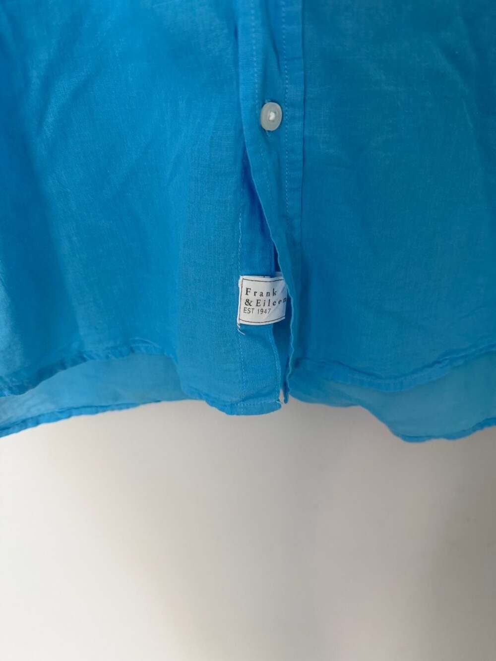Frank & Eileen Eileen Relaxed Button-Up Shirt in Blue - Picture 5 of 8